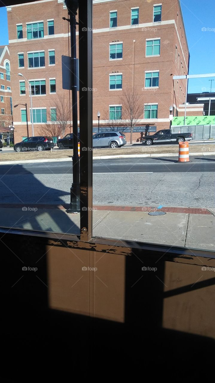 John Hopkins from Popeyes window