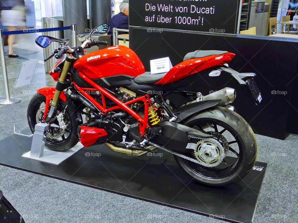 THE DUCATI MUSEUM AT ZURICH FLUGHAFEN