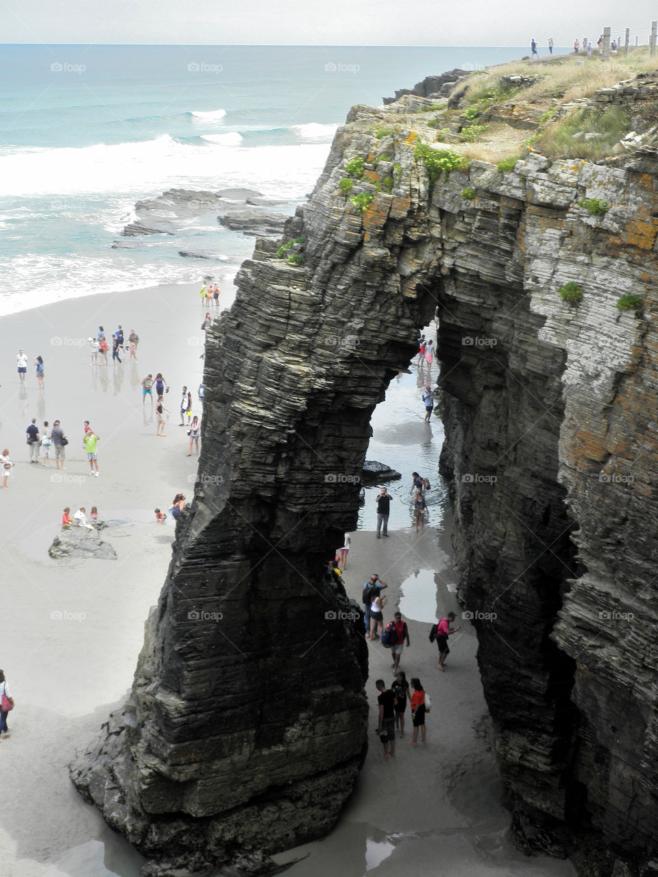 Praia das Catedrais, Lugo, Galicia, Spain.