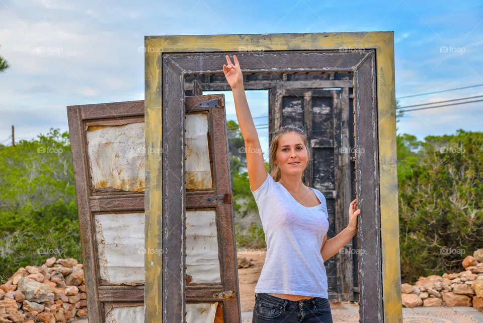 Wood, People, Outdoors, One, Summer