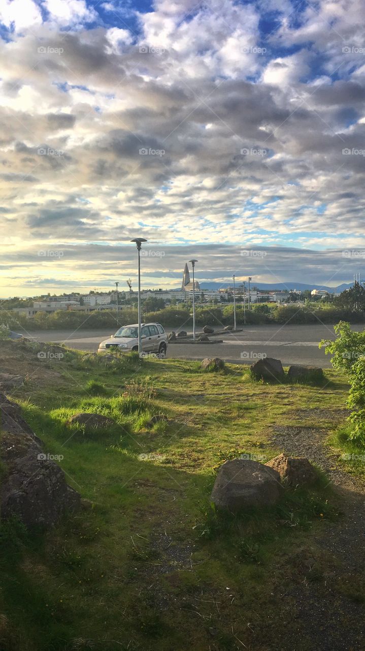 Even a parking lot can be like a canvas to mature lovers.   What takes he eye is a hint at what moves the soul.