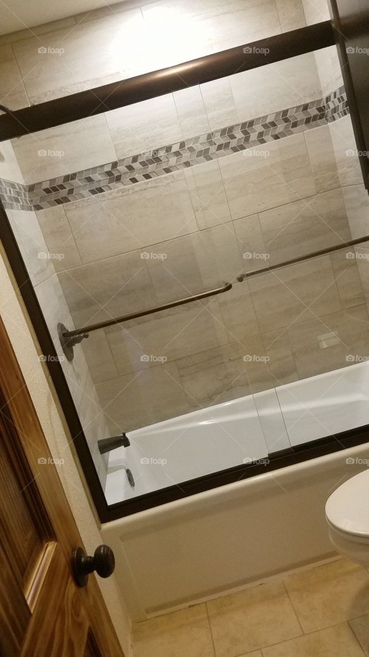 Completely remodeled bathroom! Turned out pretty sharp!