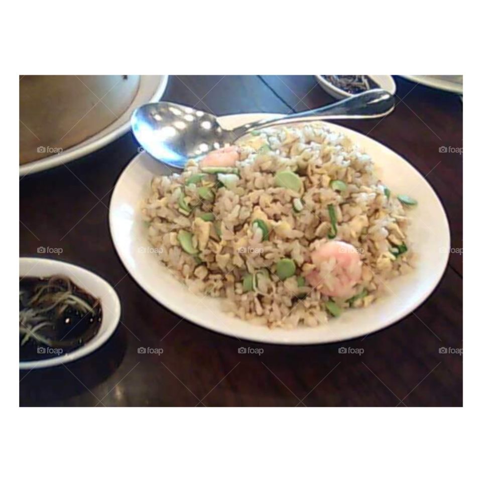 虾仁炒饭 prawn fried rice