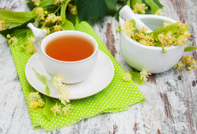 Cup of linden tea 