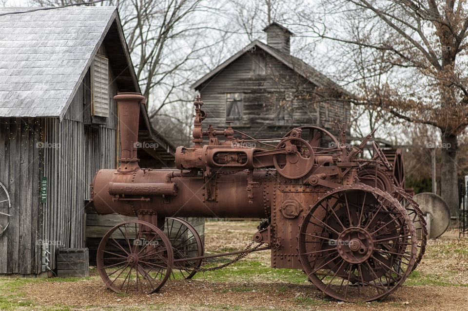 Rusty tractor. Murfreesboro Tn