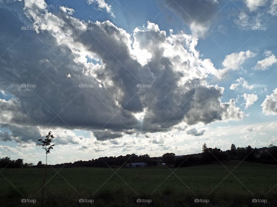 Clouds in the Sky way up High