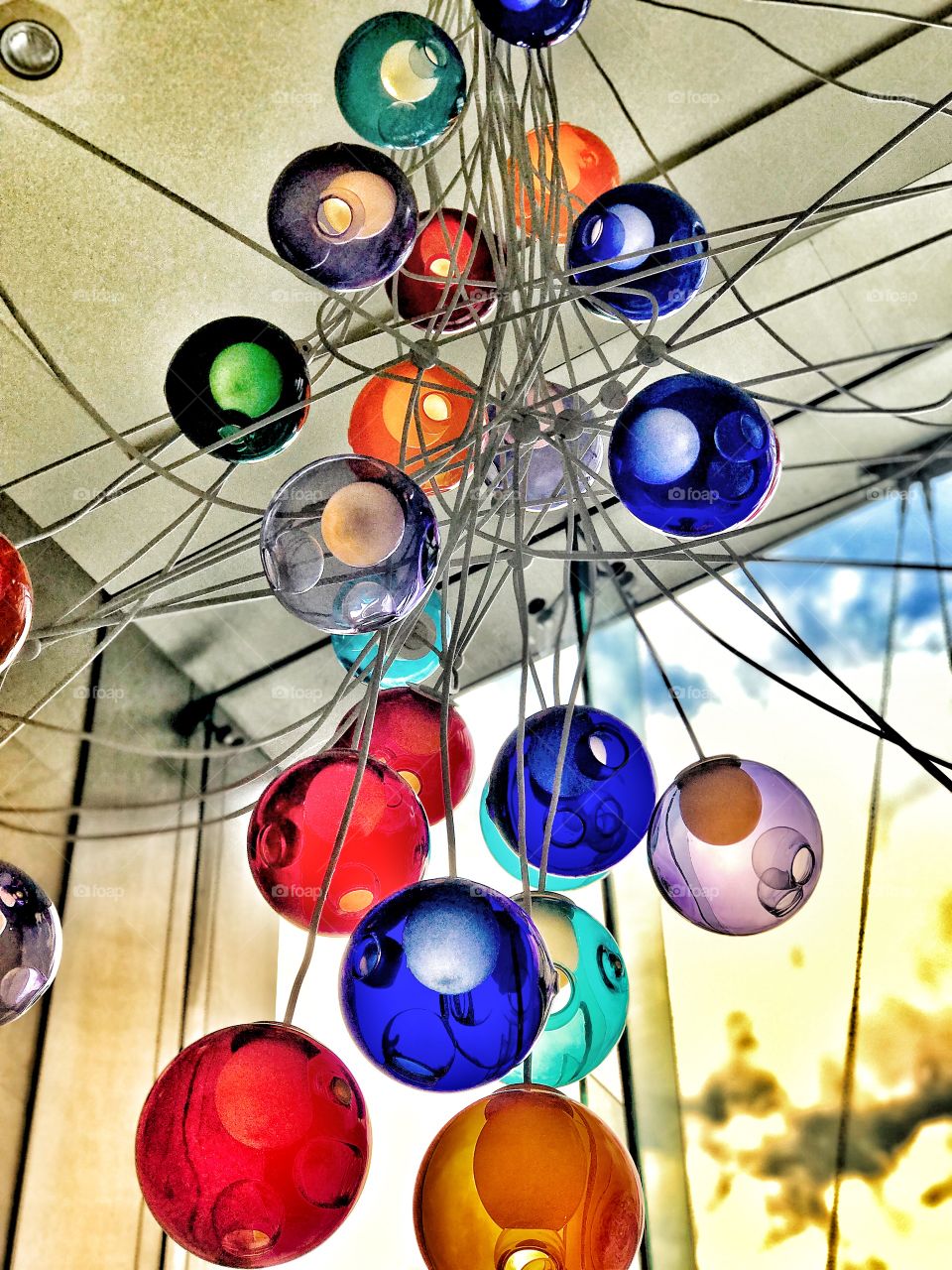 Chandelier inside building 