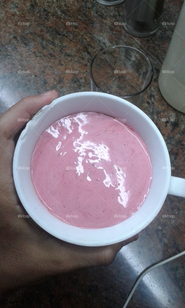 helado de Mora casero