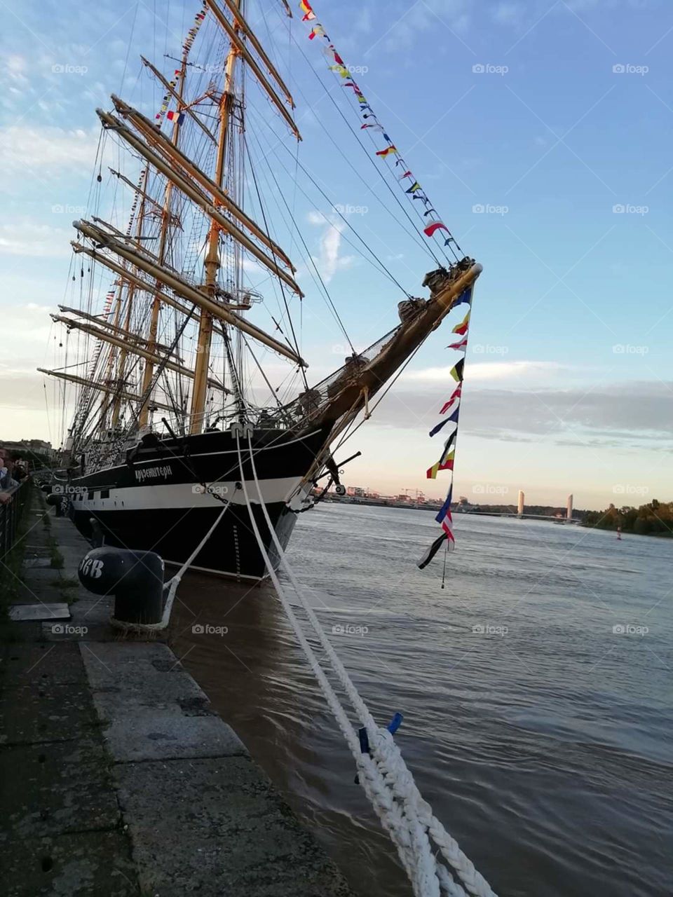 Ship, water, summer, sea