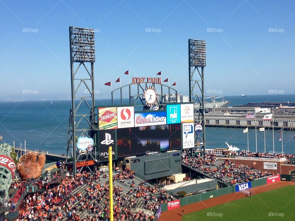 AT&T Park. Home of the San Francisco Giants