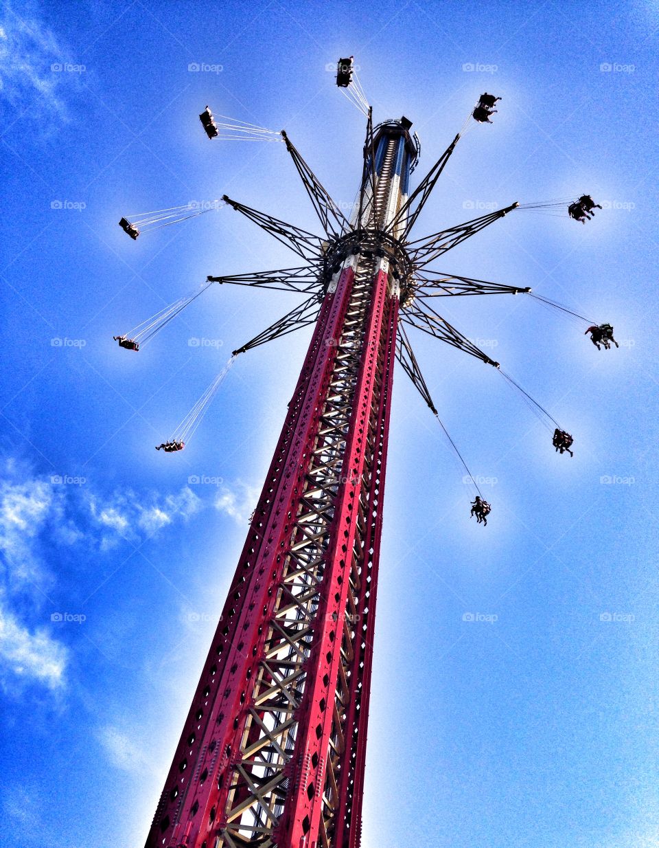 Sky screamer. Sky screamer ride at six flags