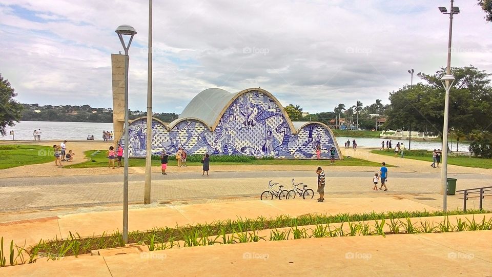 Church made by the the architect Niemeyer Oscar