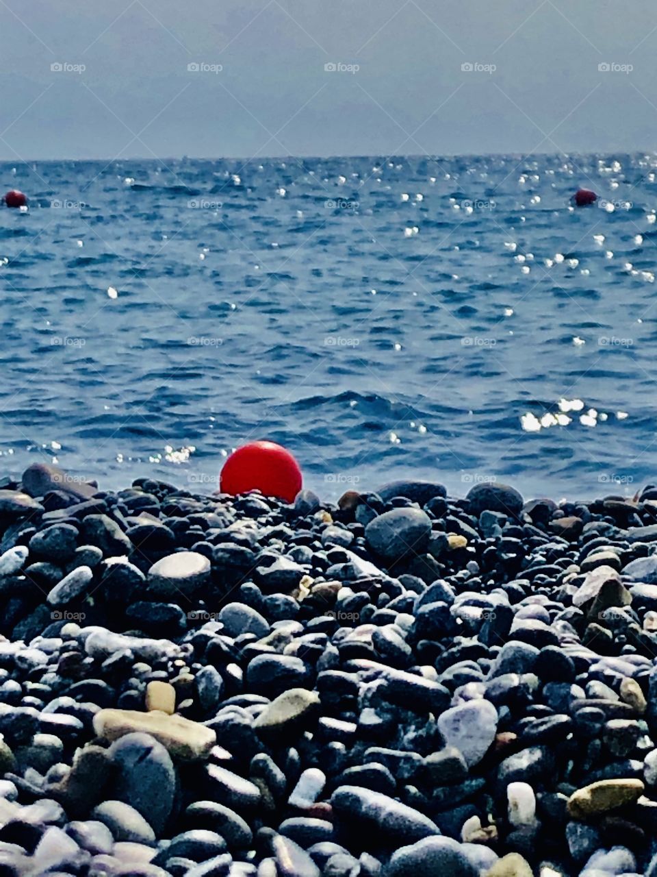 Red in the sea