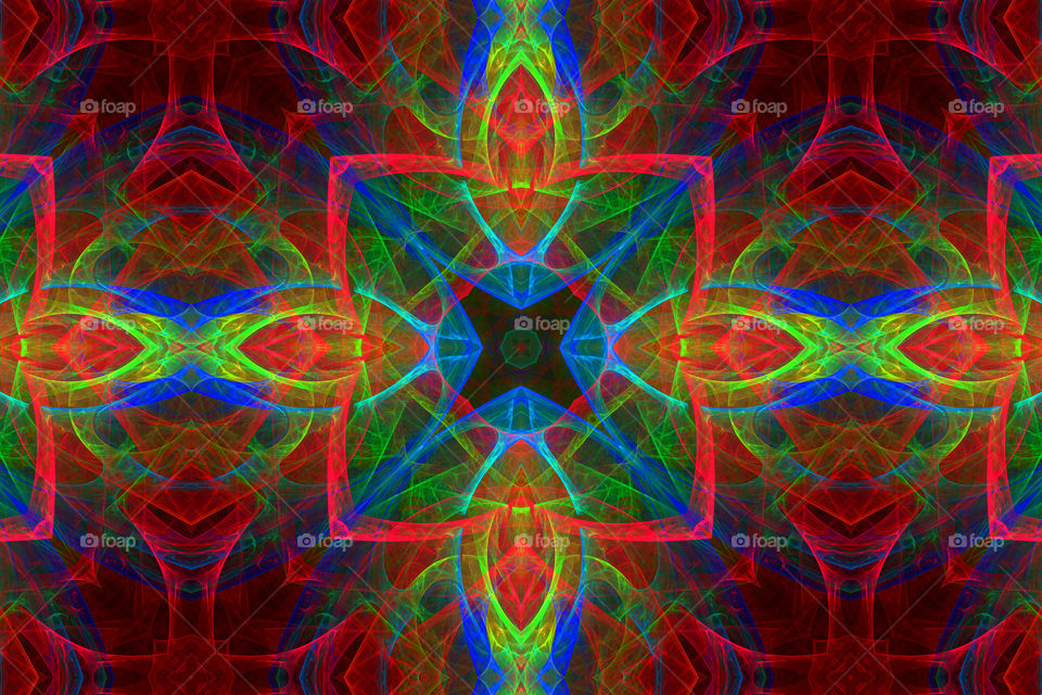 multicolored fractal
