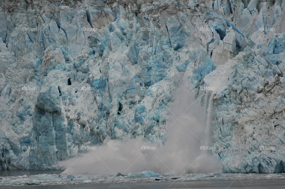 Glaciers calving