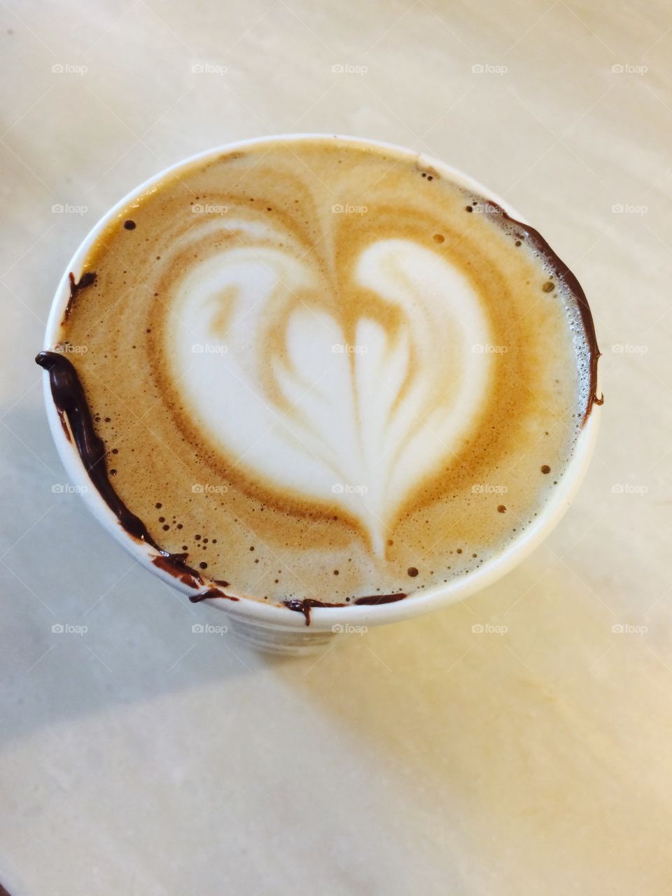 Chocolate Nutella latte yum!