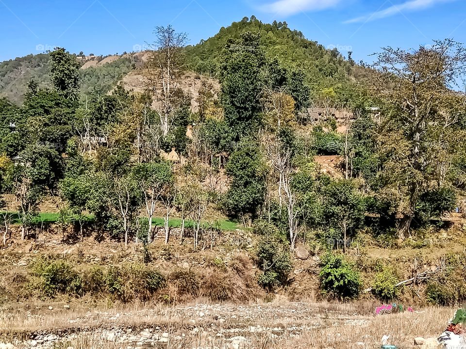 Beautiful journey to mountain awesome image