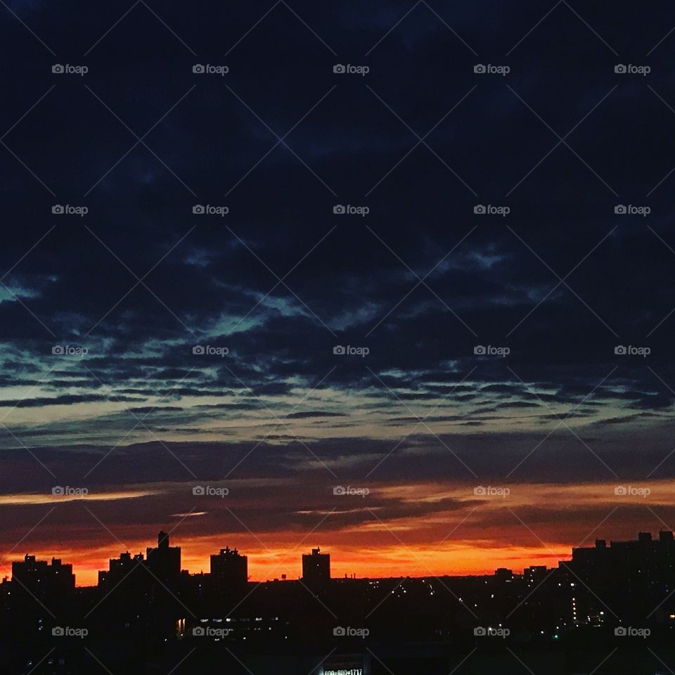 Moody Sunrise over the Bronx 