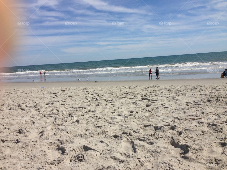 Beach, Sand, Water, Sea, Ocean
