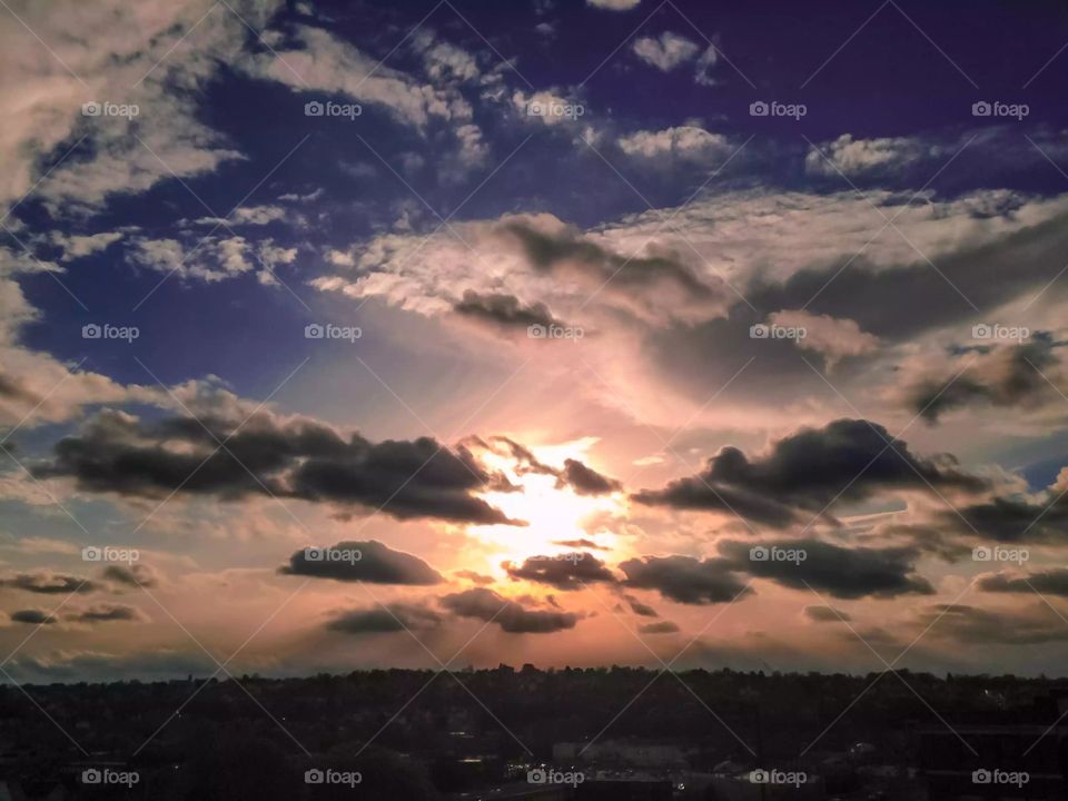 A Sunset Moment. Showered with a defused light.