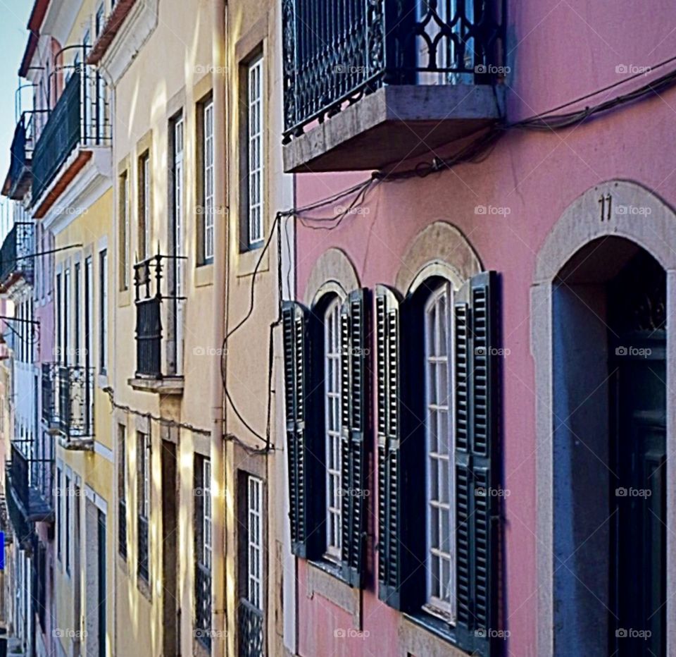 Colourful houses of Portugal 