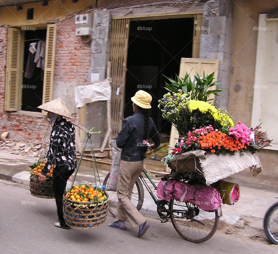 going to market Vietnam