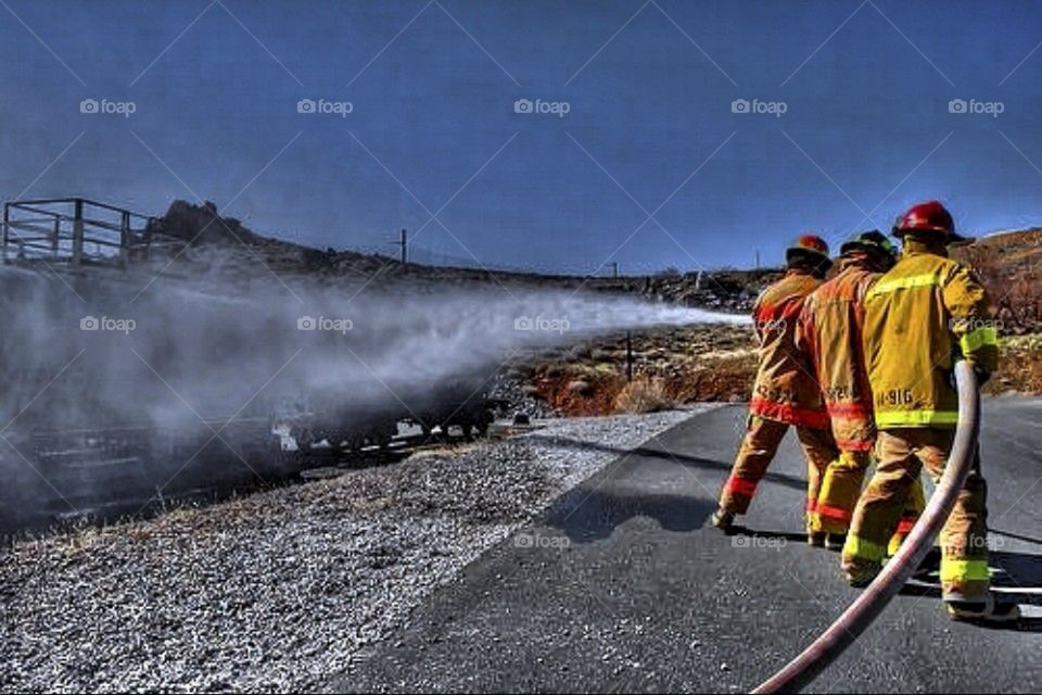 water fire train training by kghilieri