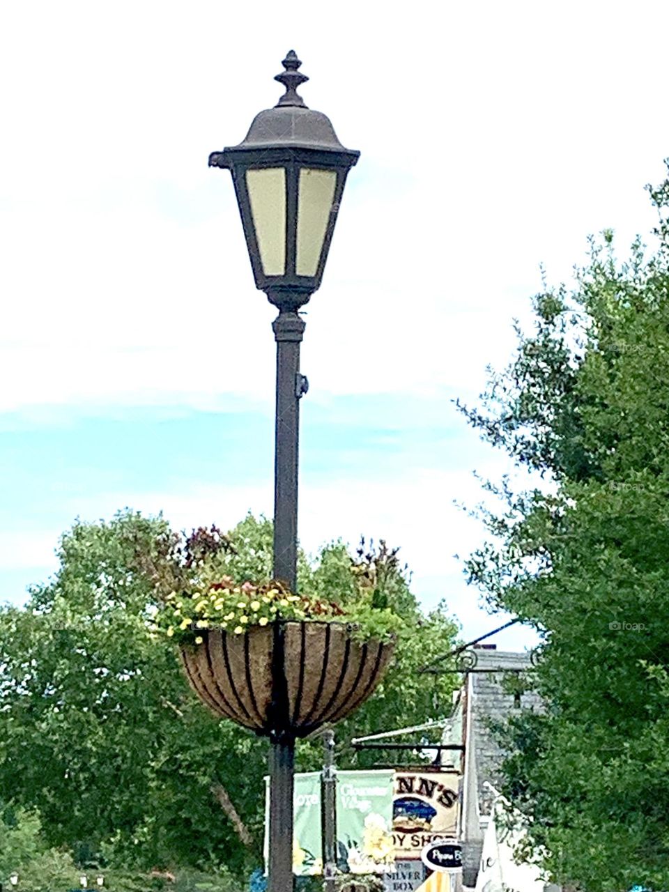 Small town lamppost 