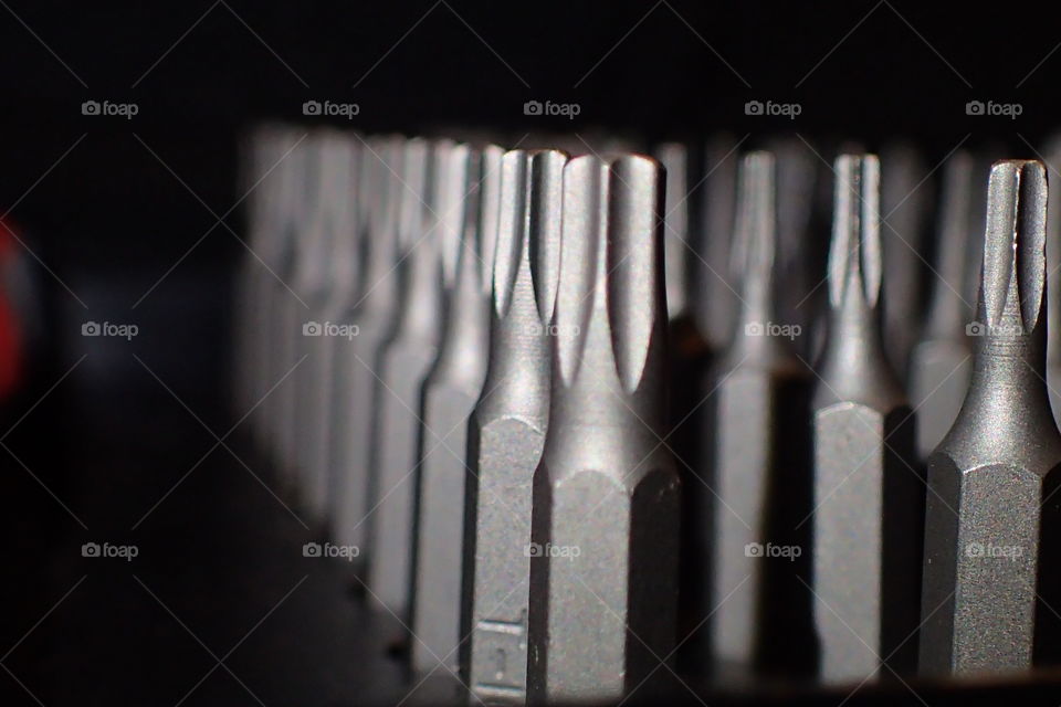 Close-up of screwdrivers