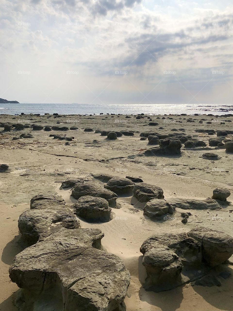 Coastal rock formations 