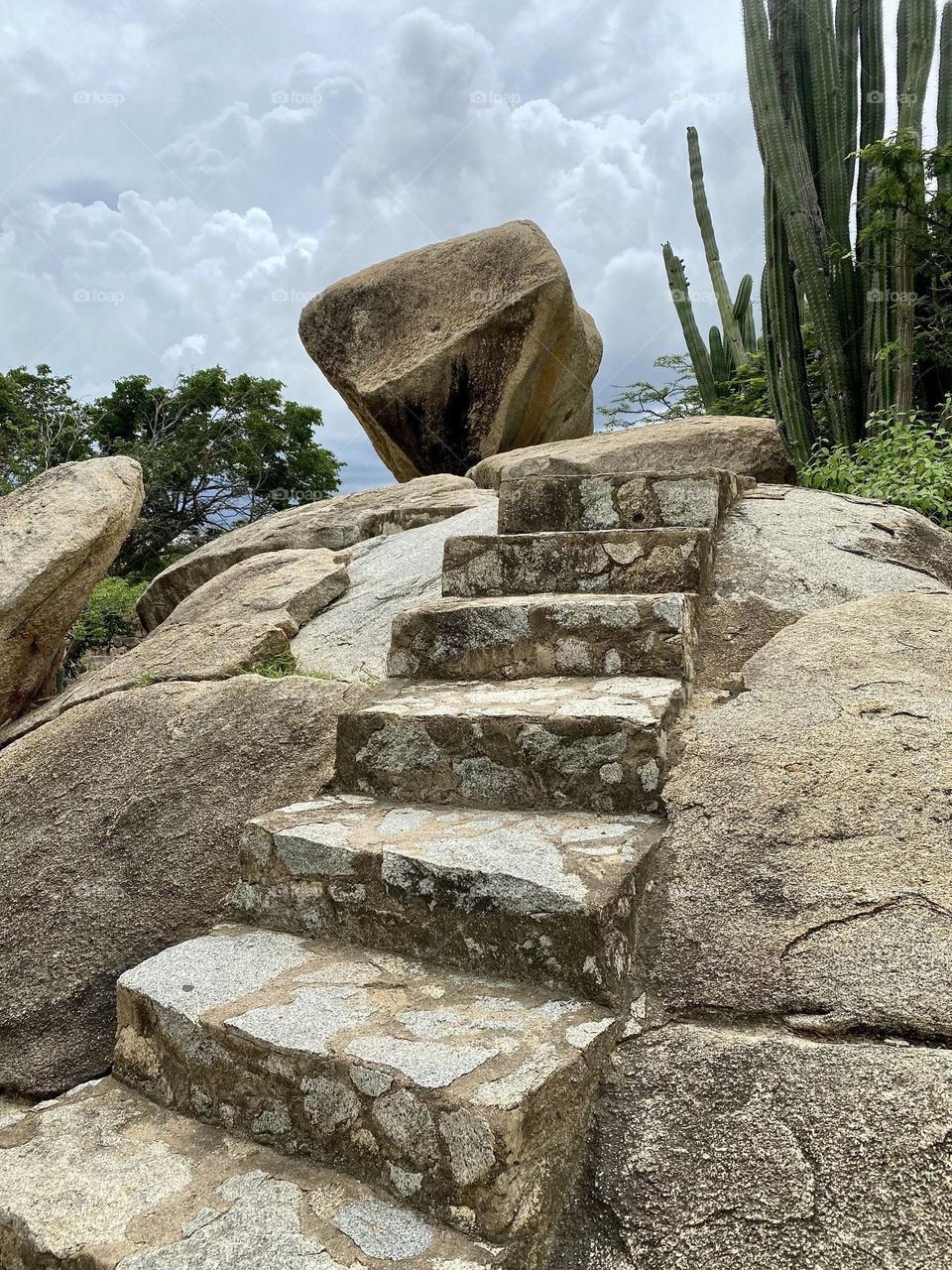 Casibari Rock Formation in Aruba