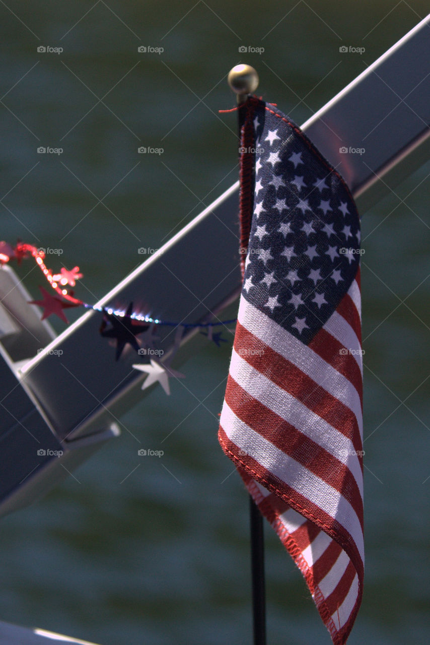 holiday flag america 4th by dwainc