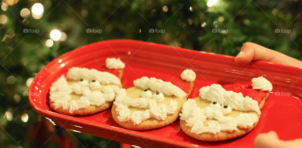 Santa Cookies 