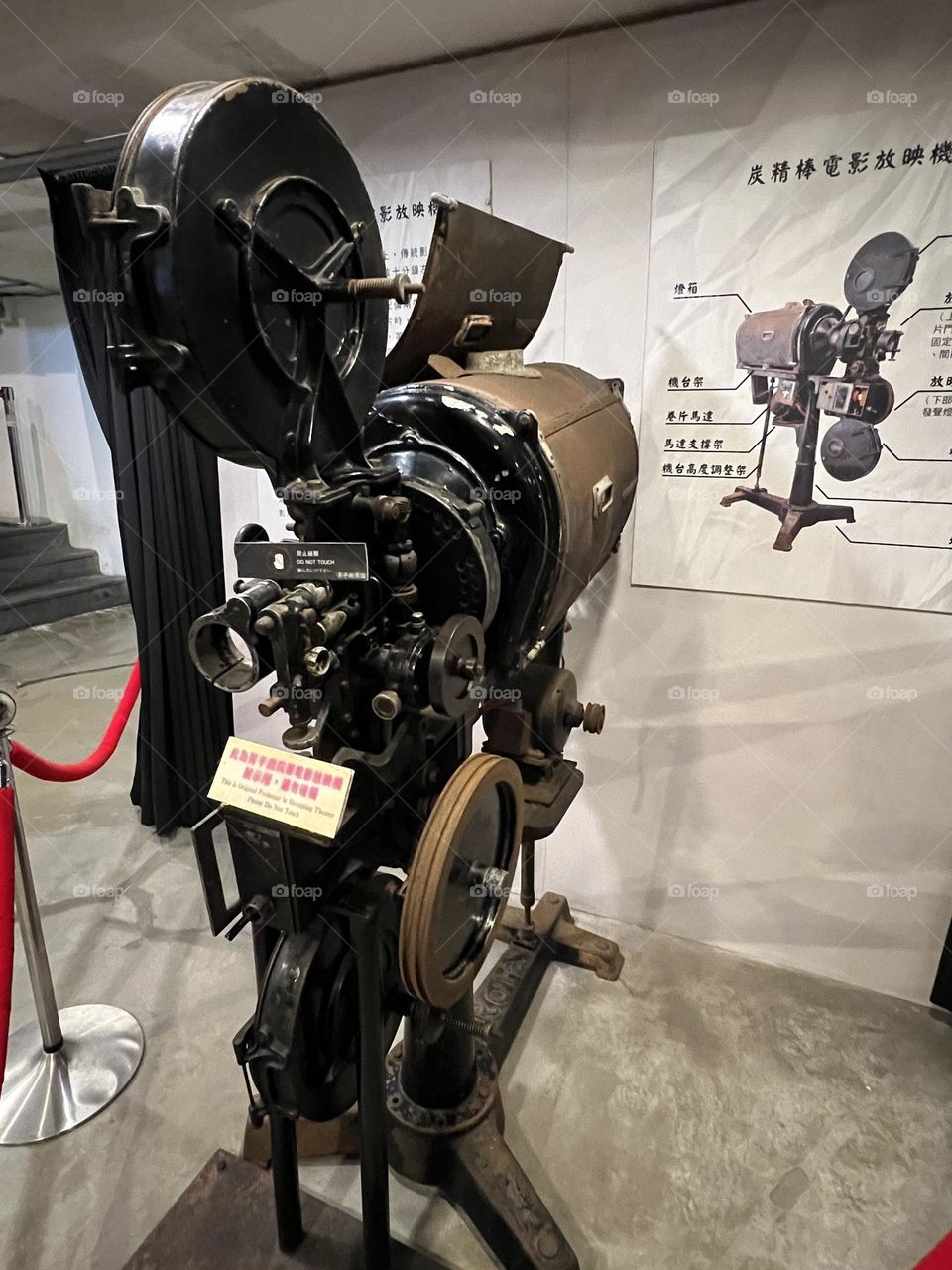 Old camera in shengping theater