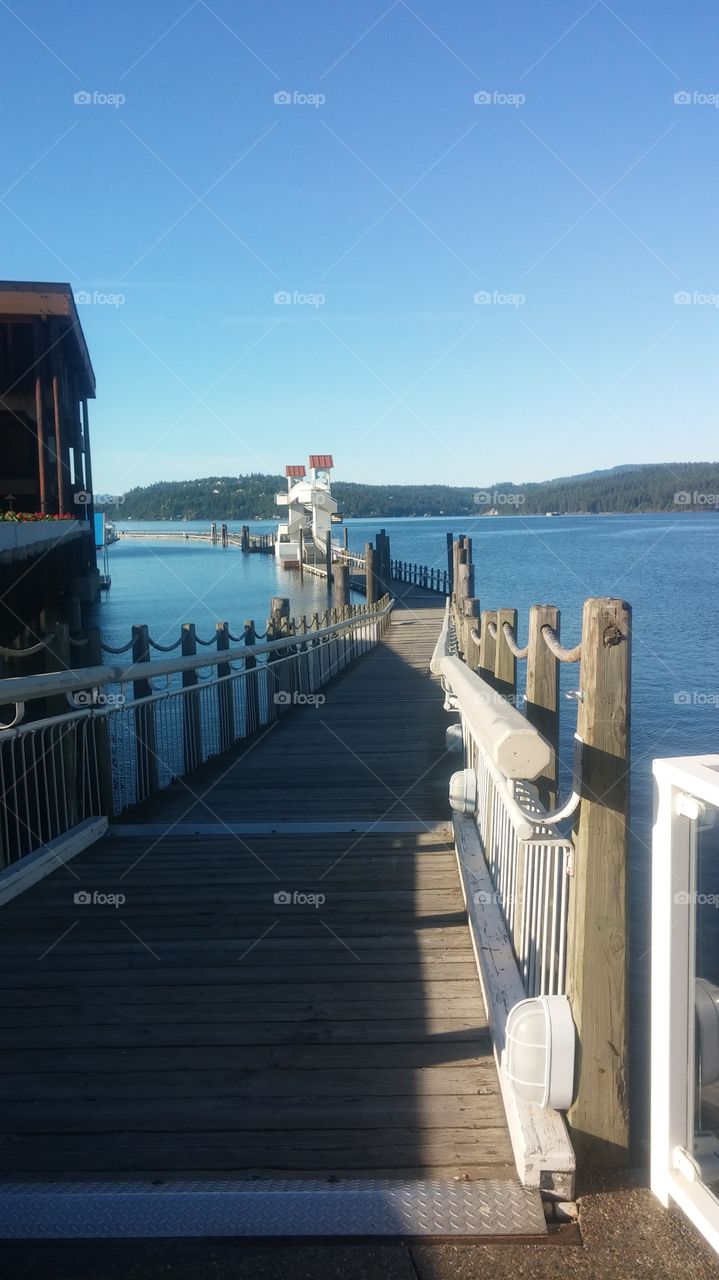 boardwalk. boardwalk at Coeur D Alene