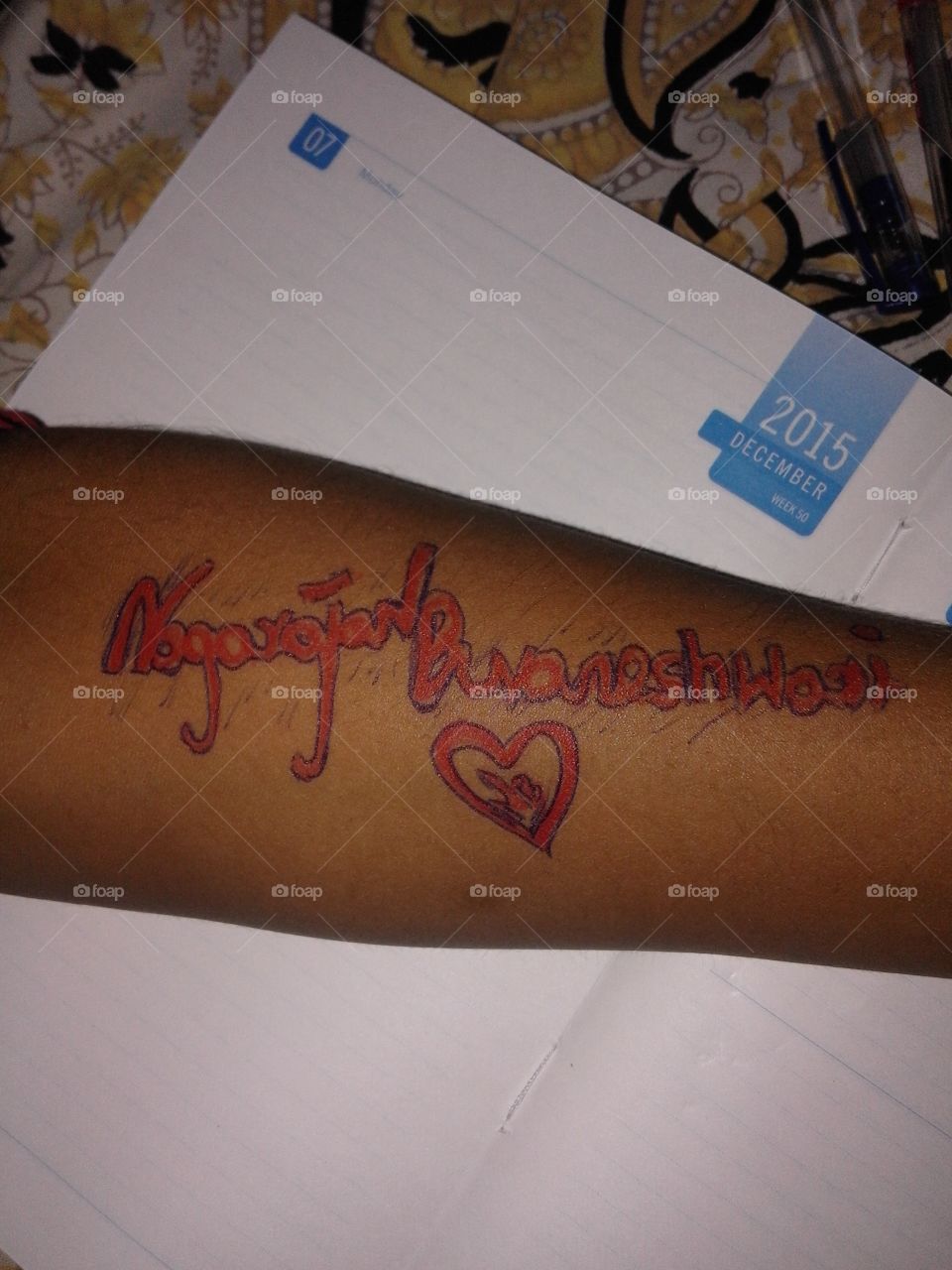 loveable tattoo my hand