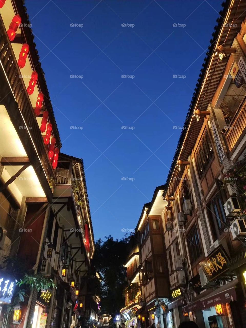 Chinese Temple Night