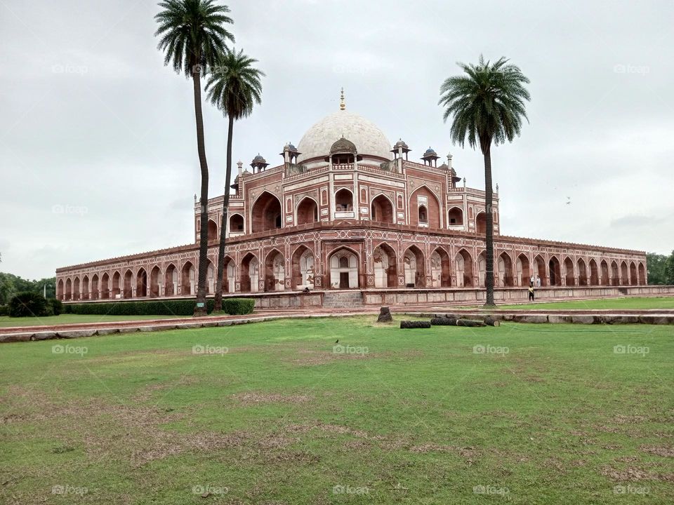 A Perfect view of Humayun Tomb