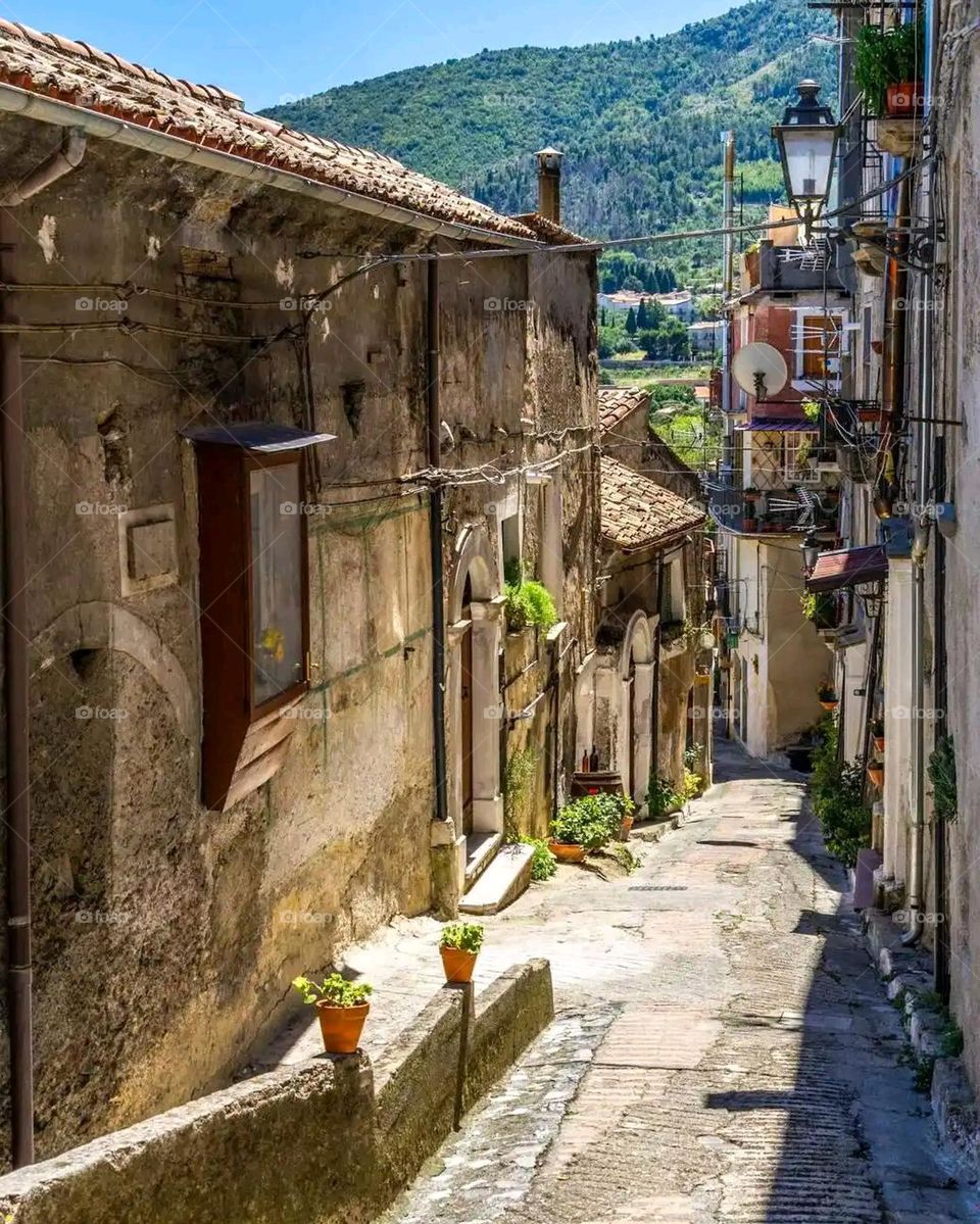 Glory be to God, the magnificent and picturesque view and the natural green trees are a view that is nothing more wonderful than it