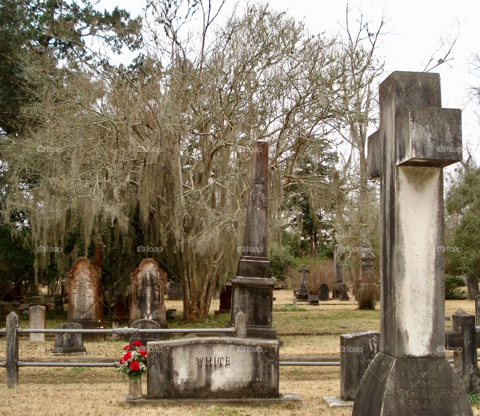 A very old cemetery way down South