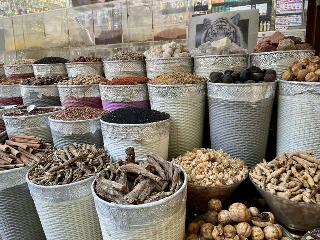 Spice market in dubai souk 
