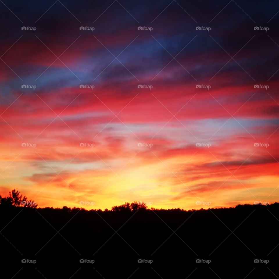 Scenic view of dramatic sky