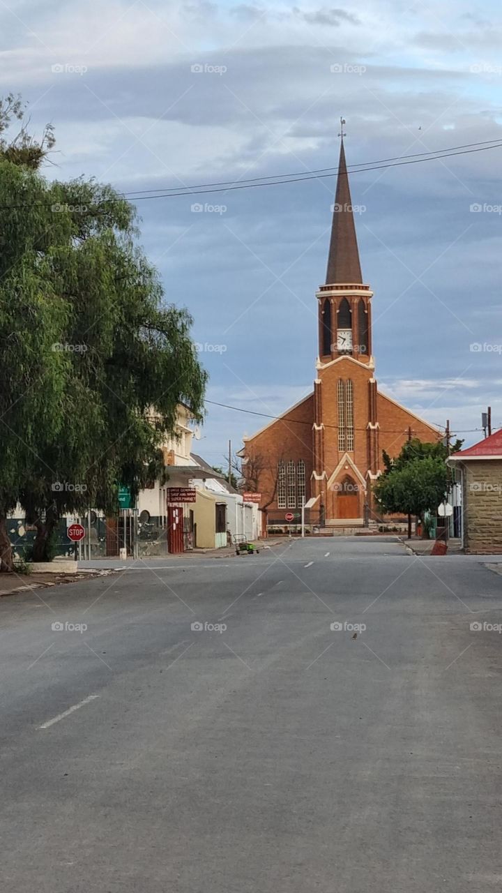 Small church in a small-town. Karoo