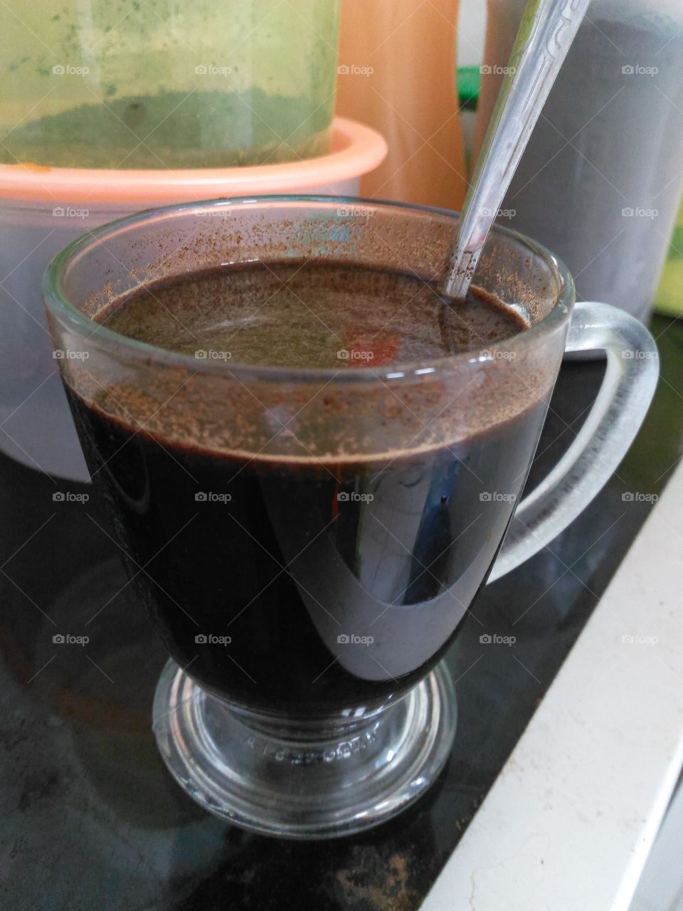 Where is your coffee? Have you got a coffee this morning?