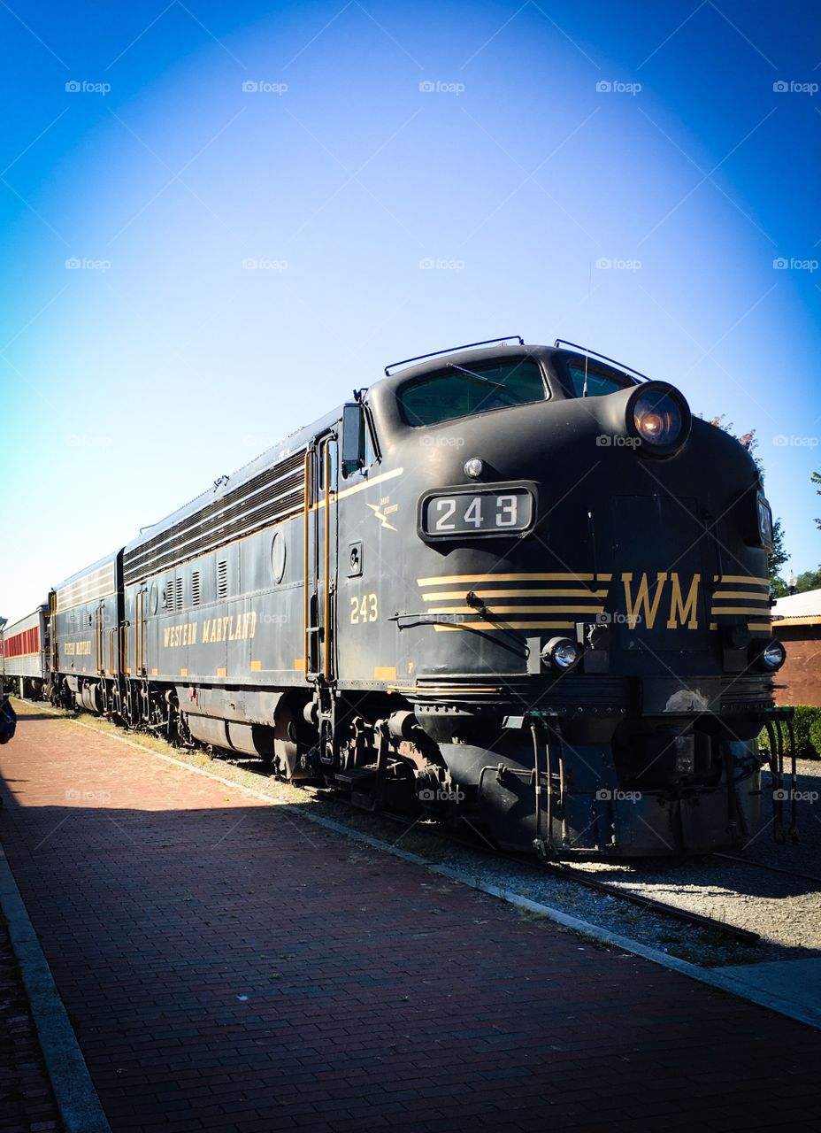 Train ride in Elkins, West Virginia
