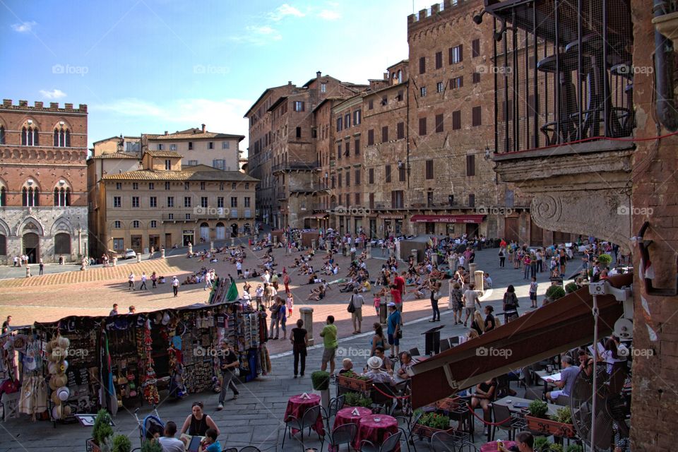 Piazza del campo . Piazza del campo 