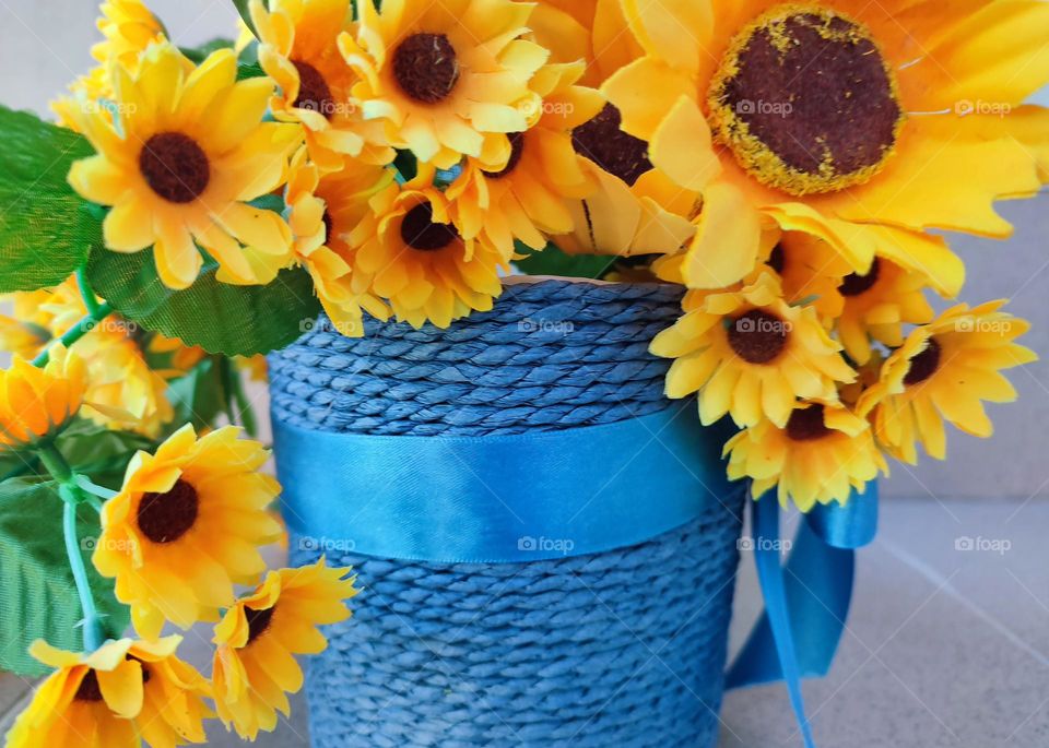 Complementary Colors, Flower Pot