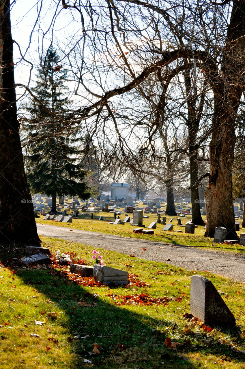 muncie indiana cemetery headstones by refocusphoto