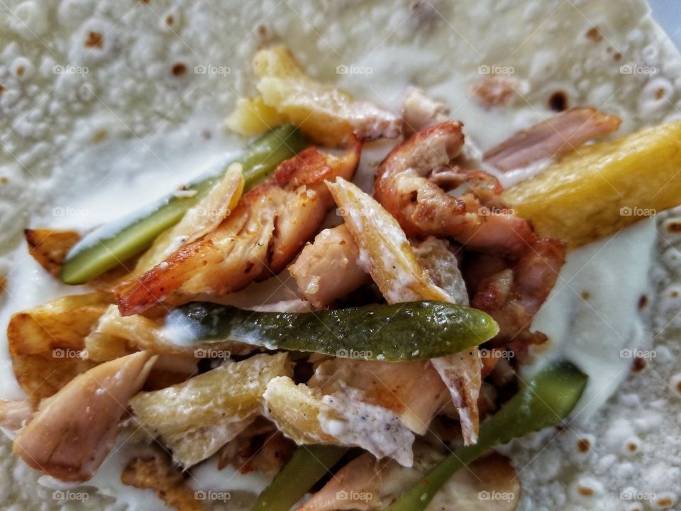 Chicken shawarma