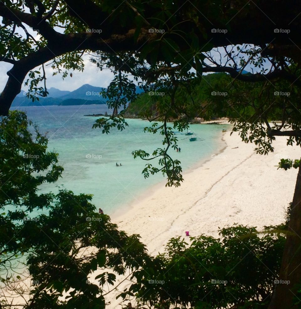 Birds eyeview of a beach